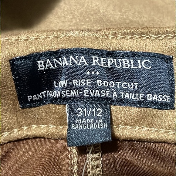 Banana Republic Vegan Suede Low Rise Bootcut Pant - Picture 11 of 14